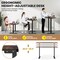 Costway Electric Height Adjustable Standing Desk, Sit to Stand Computer Workstation Home Office Desk